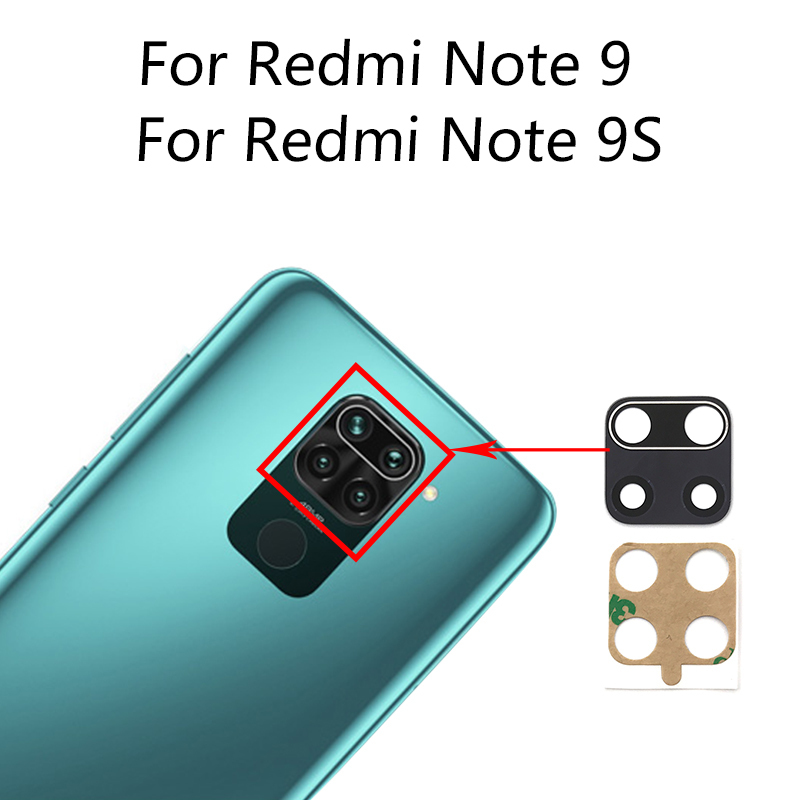 Csereüveg a hátsó kamerához - Xiaomi Redmi Note 9, Redmi Note 9S, Redmi Note 9 Pro Max