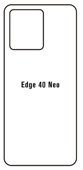 Hydrogel - zadná ochranná fólia - Motorola Edge 40 Neo