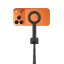 Selfie tyč Tech-Protect L10S Magsafe Bluetooth Selfie Stick Tripod Black/Orange