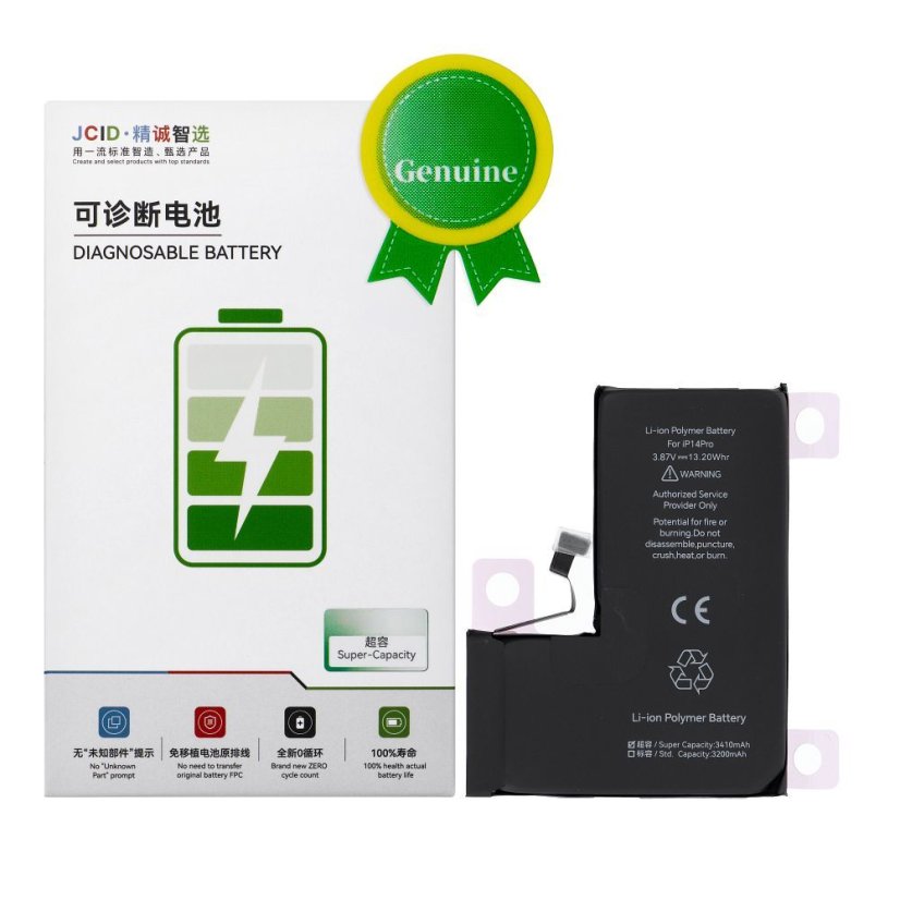 Akkumulátor Jcid Diagnosable Genuine Battery iPhone 14 Pro (High Capacity)