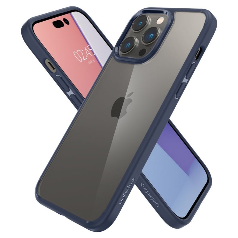 KRYT SPIGEN ULTRA HYBRID iPhone 14 Pro NAVY BLUE