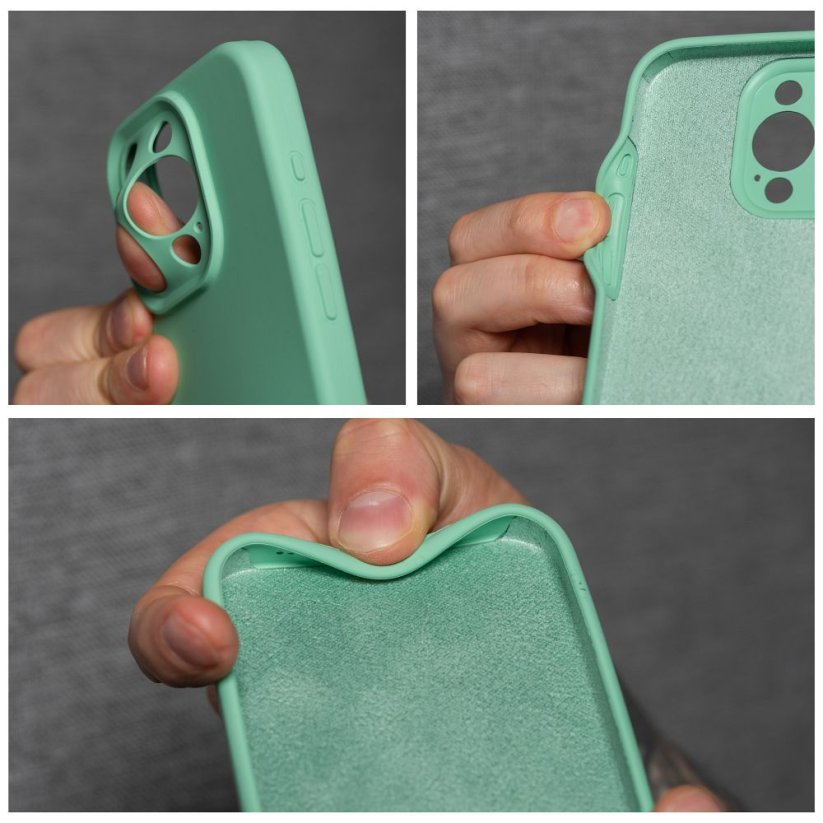 Kryt Case Silicone 2mm iPhone 12 Mint