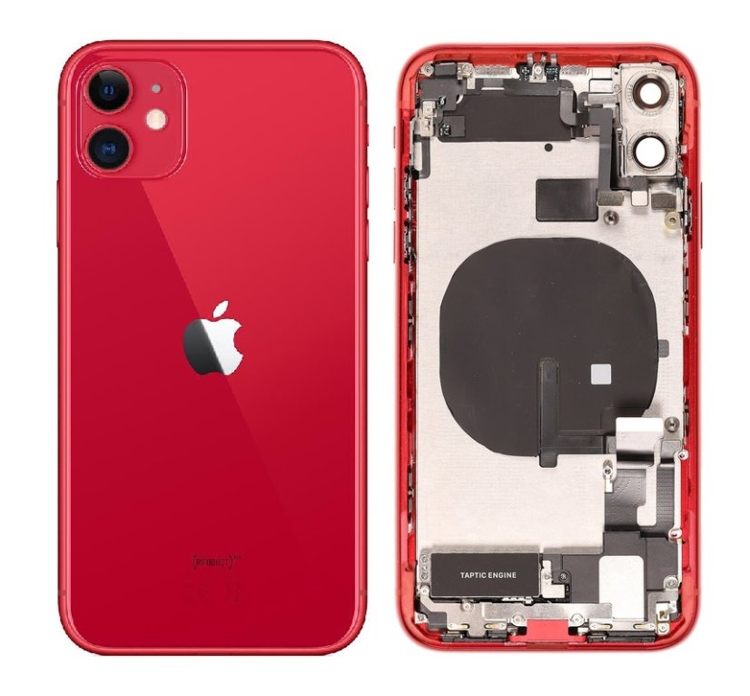 Apple iPhone 11 - Zadný housing s predinštalovanými dielmi (PRODUCT)RED™