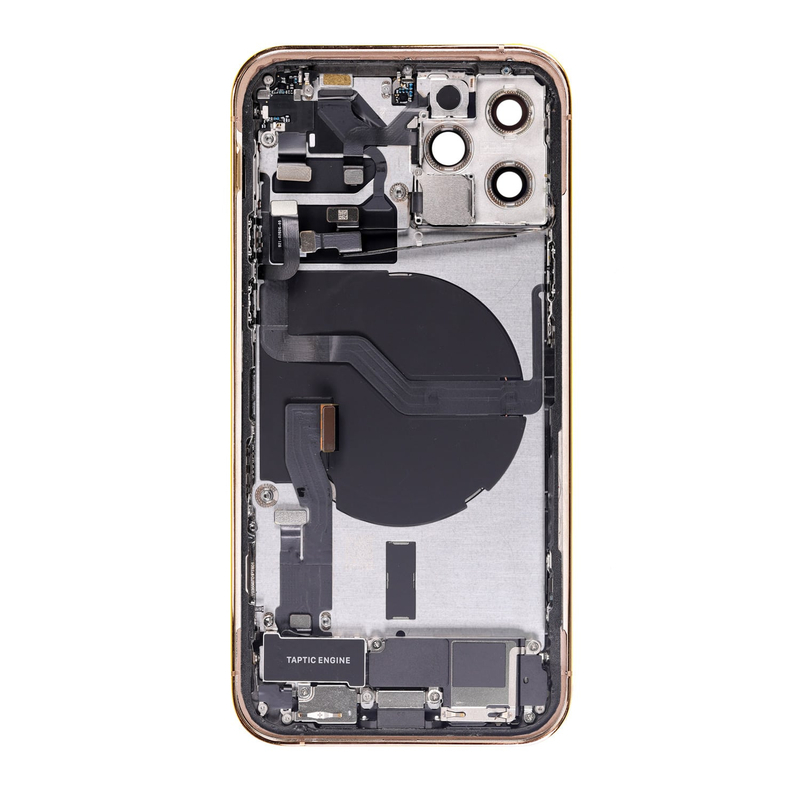 Apple iPhone 12 Pro Max - Zadný housing s predinštalovanými dielmi (Gold)