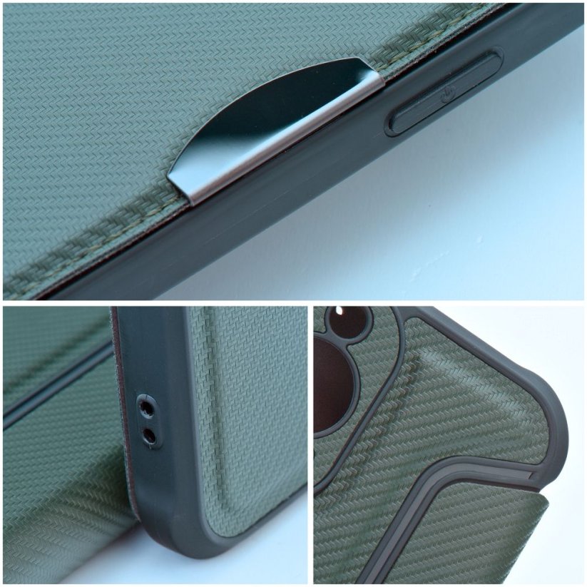 Kryt Razor Book Samsung Galaxy S23 FE Dark Green