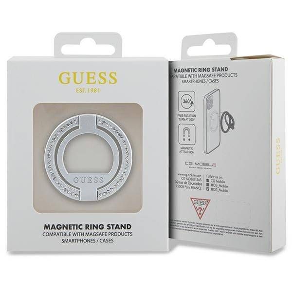 Guess Ring Stand Gumrsaldgs (Rhinestones) Silver