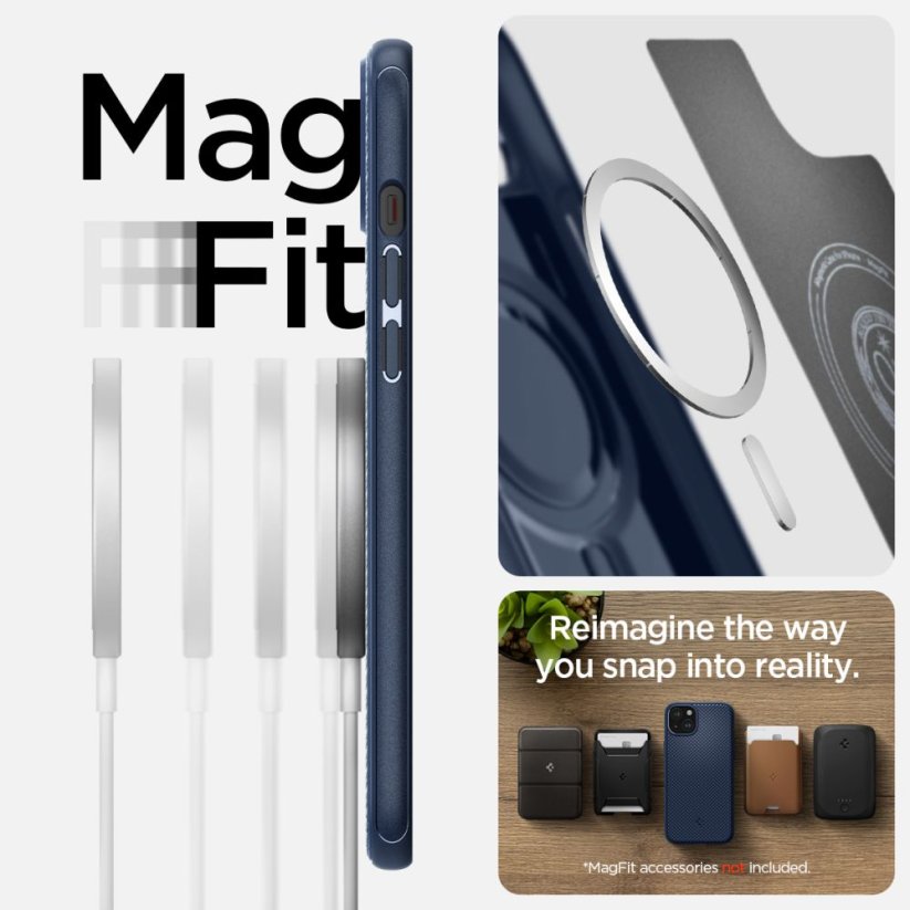 Kryt Spigen Mag Armor Magsafe iPhone 15 Plus Matte Black