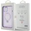 Kryt Original Faceplate Case Guess Guhmp15Shrsgsu iPhone 15 (s MagSafe / Glitter Script Logo / Ring Stand / Purple)