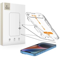 Ochranné tvrdené sklo Tech-Protect Quick Set+ 2-Pack iPhone 13 / 13 Pro / 14 / 16E Black Ochranné tvrdené sklo Tech-Protect Quick Set+ 2-Pack iPhone 13 / 13 Pro / 14 / 16E Black