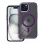 Kryt Color Edge Mag Cover Case s MagSafe iPhone 15 Deep Purple