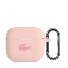 Lacoste Liquid Silicone Glossy Printing Logo púzdro pre Airpods 3 Pink Lacoste Liquid Silicone Glossy Printing Logo púzdro pre Airpods 3 Pink