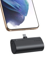 Powerbanka Powerbank Veger Plugon (W0556/V0556) Pd Qc3.0 3A 20W 5000 mAh With A Built-In Connector Type C Black Powerbanka Powerbank Veger Plugon (W0556/V0556) Pd Qc3.0 3A 20W 5000 mAh With A Built-In Connector Type C Black