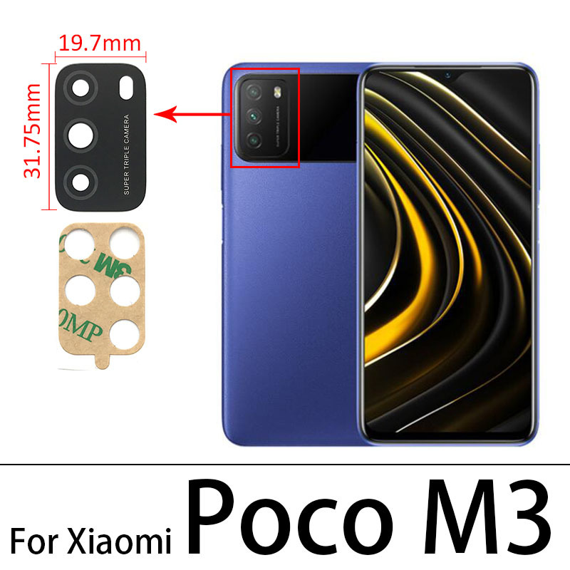 Csereüveg a hátsó kamerához - Xiaomi PocoPhone M3