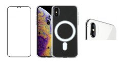 3PACK - Hydrogel + Crystal Air kryt s MagSafe + ochranné sklíčko kamery pre iPhone XS Max 3PACK - Hydrogel + Crystal Air kryt s MagSafe + ochranné sklíčko kamery pre iPhone XS Max