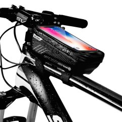 Kryt Držiak na bicykel Wildman Traveling Bag Bike Frame With Zipper E2 1L ( 4 "- 7" ) Black