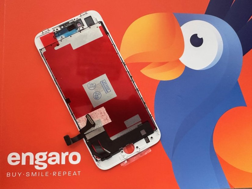 REFURBISHED - Felújított eredeti LCD kijelző iPhone 8 (fehér)