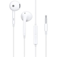 Slúchadlá Wire Earphones Jack 3,5 mm Oppo Mh156 Bulk White