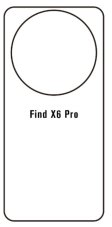 Hydrogel - zadná ochranná fólia - OPPO Find X6 Pro