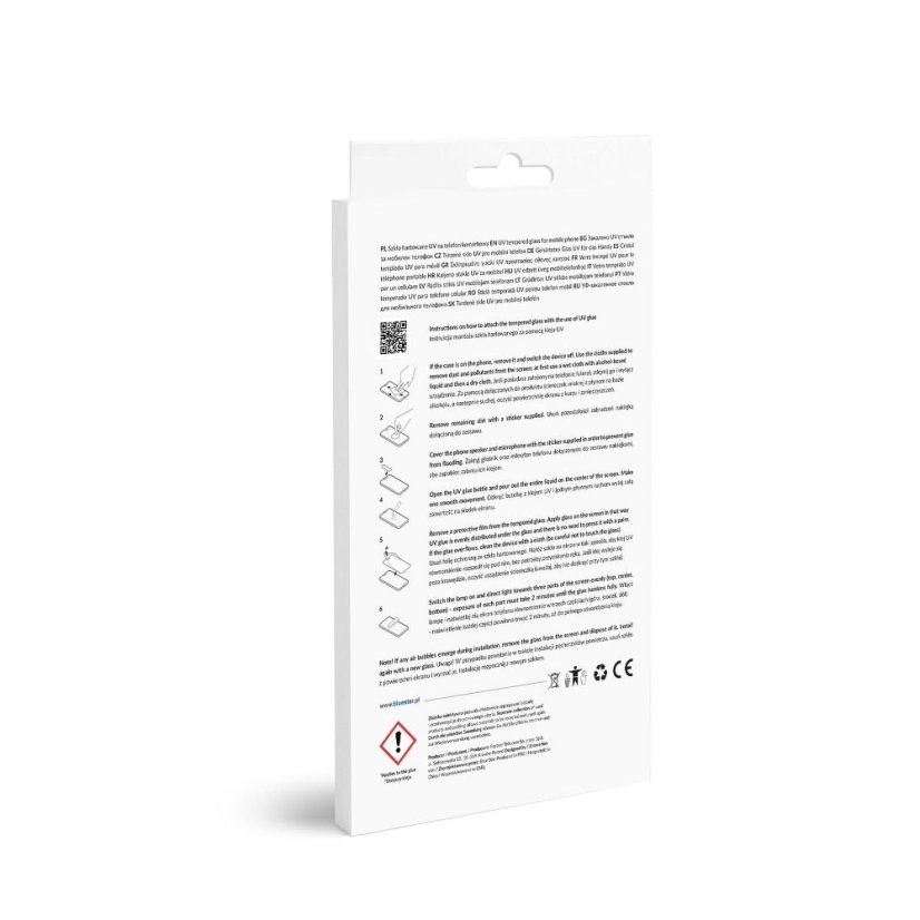 Edzett védőüveg to Samsung Galaxy Note 10 Plus Blue Star UV 3D