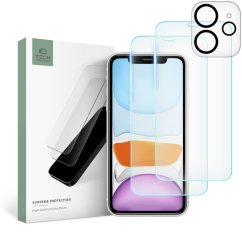 Ochranné tvrdené sklo Tech-Protect Supreme Set iPhone 11 Clear