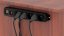 Extension Cord 5 Sockets Acar F5 1,5 M Black