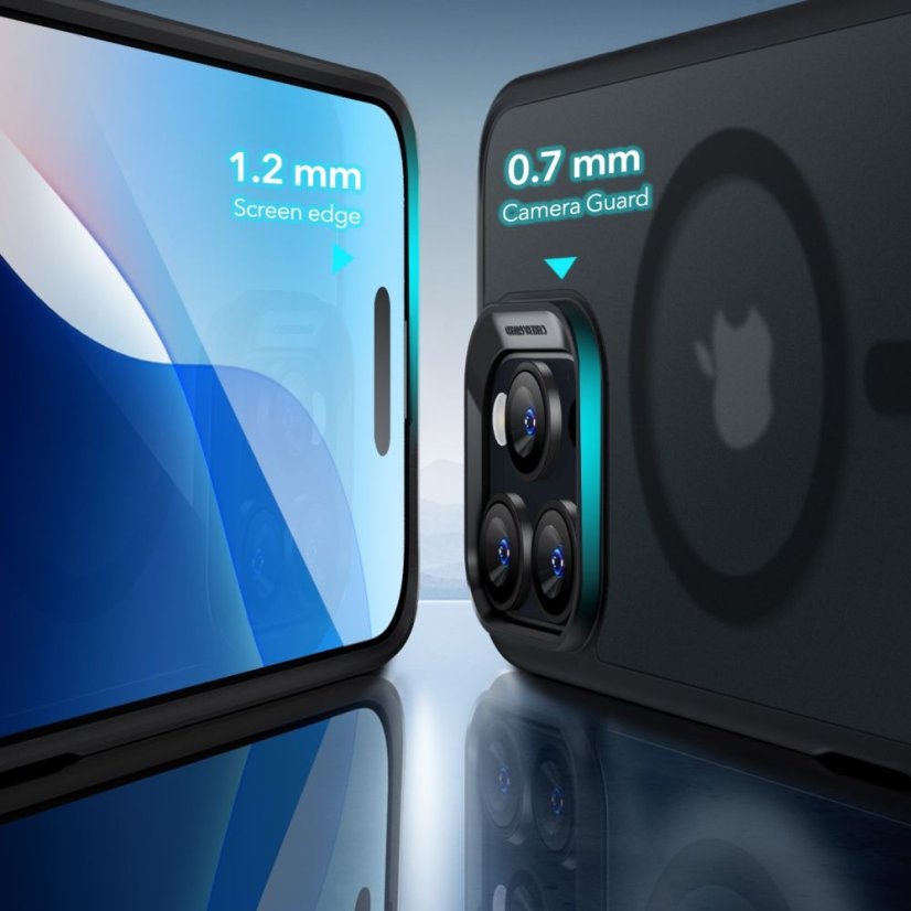 Ochranné sklo ESR Classic Hybrid Halolock Magsafe & Tempered Glass iPhone 16 Pro Frosted Black