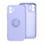 Kryt Silicone Ring Case iPhone 13 Pro Violet