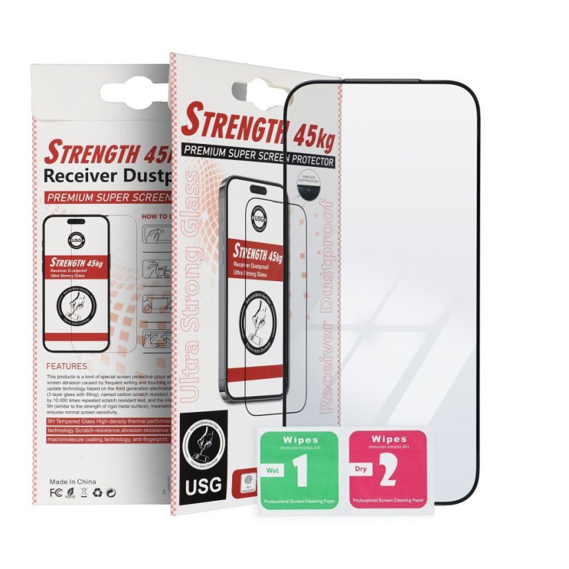 Ochranné tvrdené sklo Ultra Strong 45Kg Xiaomi Redmi Note 14 4G / 14 5G