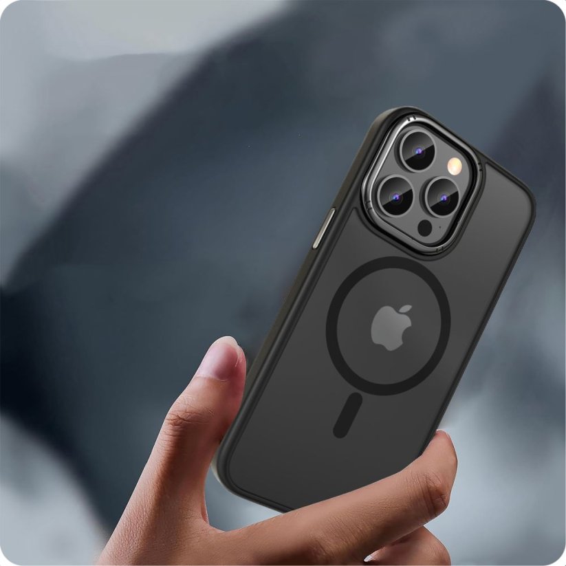 Kryt Tech-Protect Magmat ”2” Magsafe iPhone 15 Pro Max Matte Black