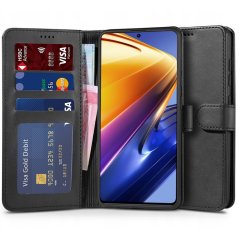 Kryt Tech-Protect Wallet Xiaomi Poco F4 5G Black Kryt Tech-Protect Wallet Xiaomi Poco F4 5G Black