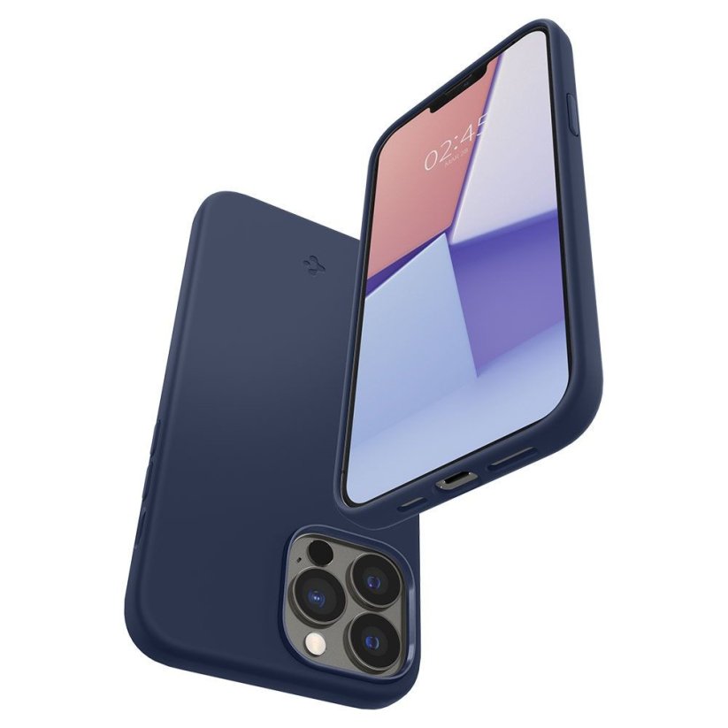 KRYT SPIGEN SILICONE FIT iPhone 13 Pro Max NAVY BLUE