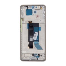 Kijelző kerettel Xiaomi Redmi Note 14 Pro 5G Purple (Service Pack - eredeti pótalkatrész)