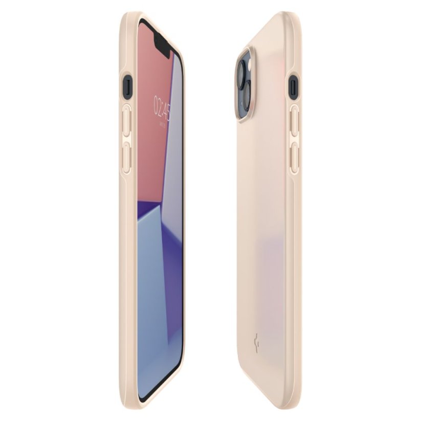 Kryt Spigen Thin Fit iPhone 14 Plus / 15 Plus Sand Beige