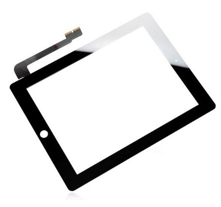 Apple iPad 3/iPad 4 - dotyková plocha, sklo (digitizér) originál - čierna