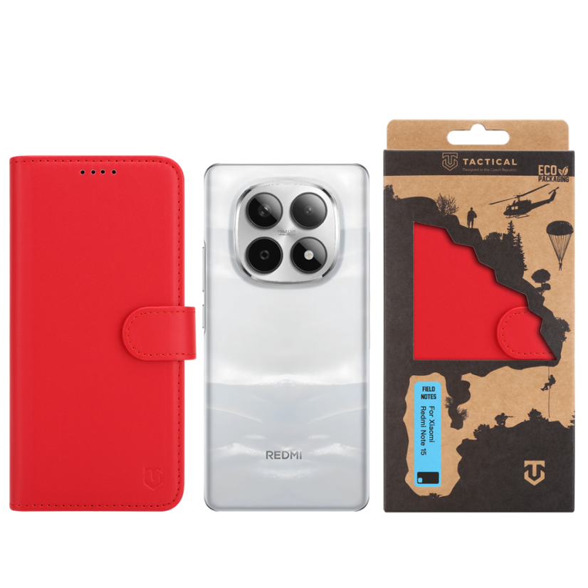 Tactical Field Notes pre Xiaomi Redmi Note 15 5G Red
