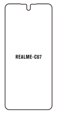 Hidrogél - védőfólia - Realme C67 Hidrogél - védőfólia - Realme C67