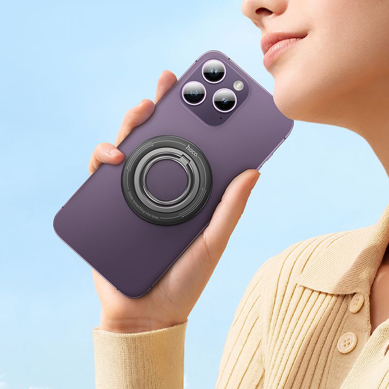 Hoco Magnetic Mobile Phone Ring Holder Gh3 Black