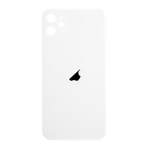 Apple iPhone 11 - Zadné sklo housingu (White)