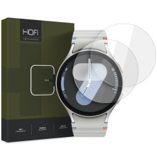 2ks v balení, set ochranných skiel Hofi Glass Pro+ 2-Pack Samsung Galaxy Watch 4 / 5 / 6 / 7 (44 mm) Clear