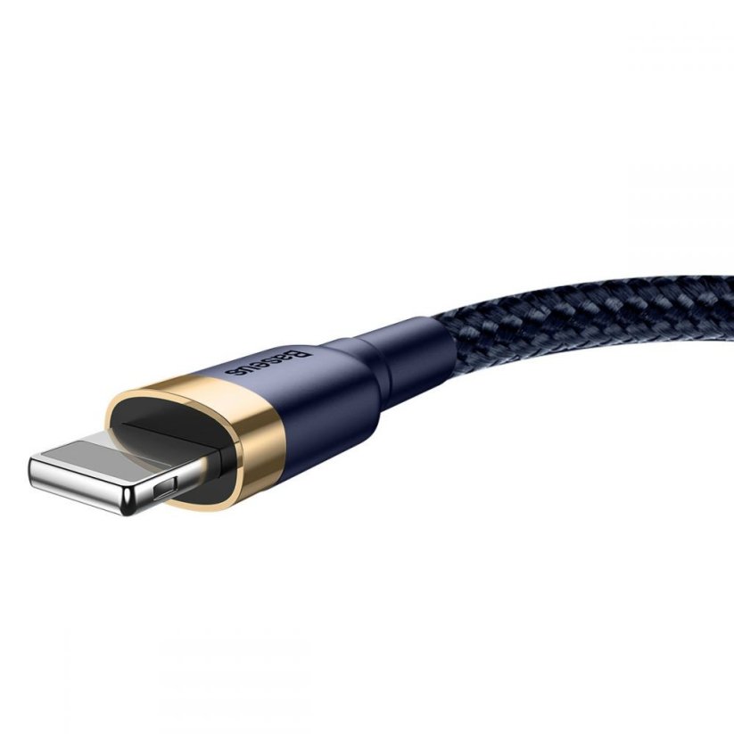 KÁBEL BASEUS CAFULE LIGHTNING CABLE 200CM NAVY BLUE/GOLD