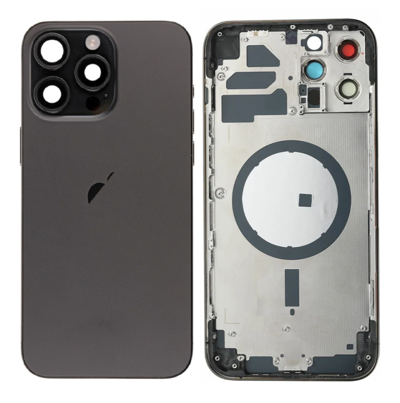 Apple iPhone 14 Pro - Zadný housing (Space Black)