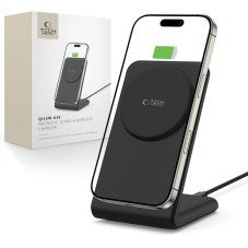 Bezdrôtová nabíjačka Tech-Protect Qi15W-A38 Magnetic Magsafe Wireless Charger Black