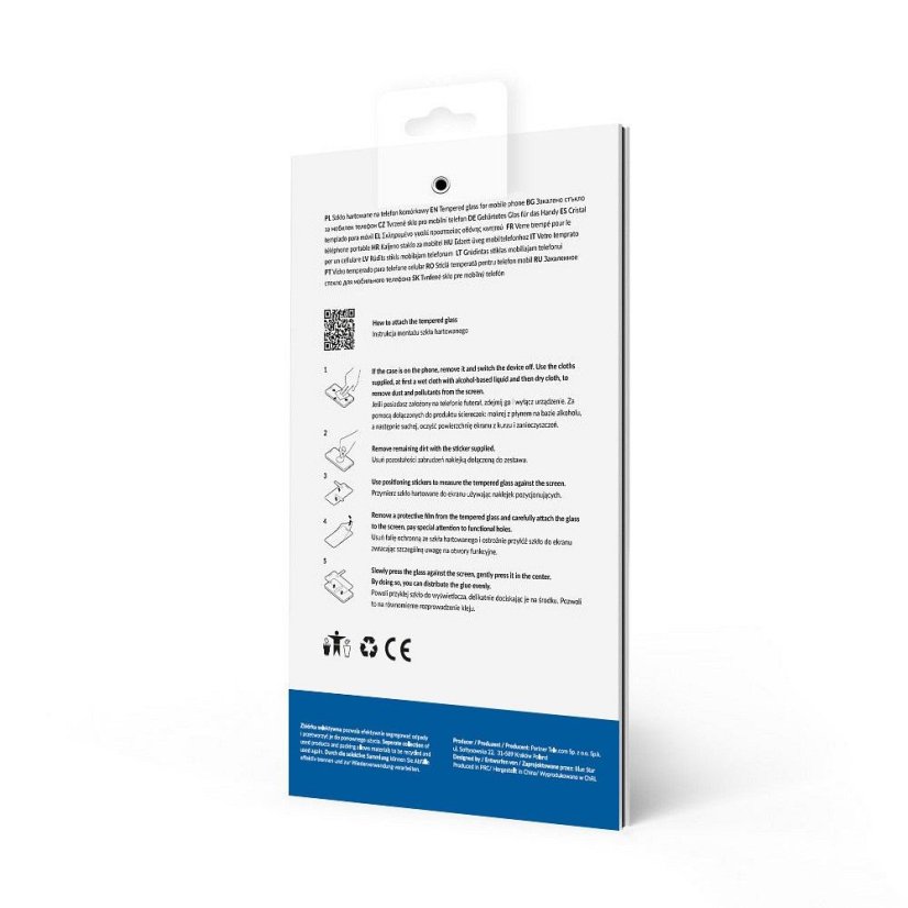 Edzett védőüveg to Samsung Galaxy A56 5G (Full Glue / Case Friendly) Blue Star 5D Black