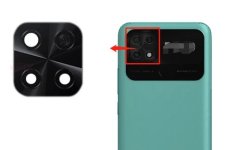 Csere hátsó kameraüveg - Xiaomi Poco C40