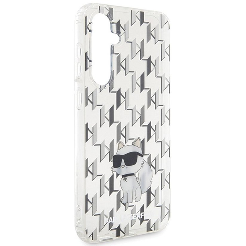 Kryt Original Faceplate Case Karl Lagerfeld Klhcs23Fehncmklt Samsung Galaxy S23 FE (Monogram / Transaprent)