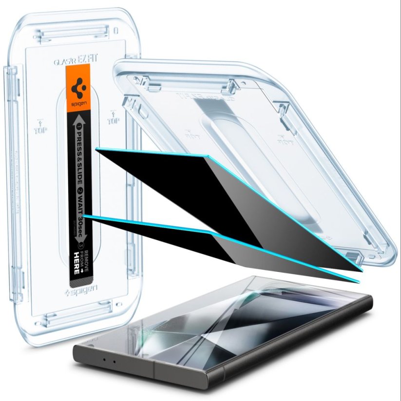 Ochranné tvrdené sklo Spigen Glas.Tr ”Ez Fit” 2-Pack Samsung Galaxy S24 Ultra Privacy