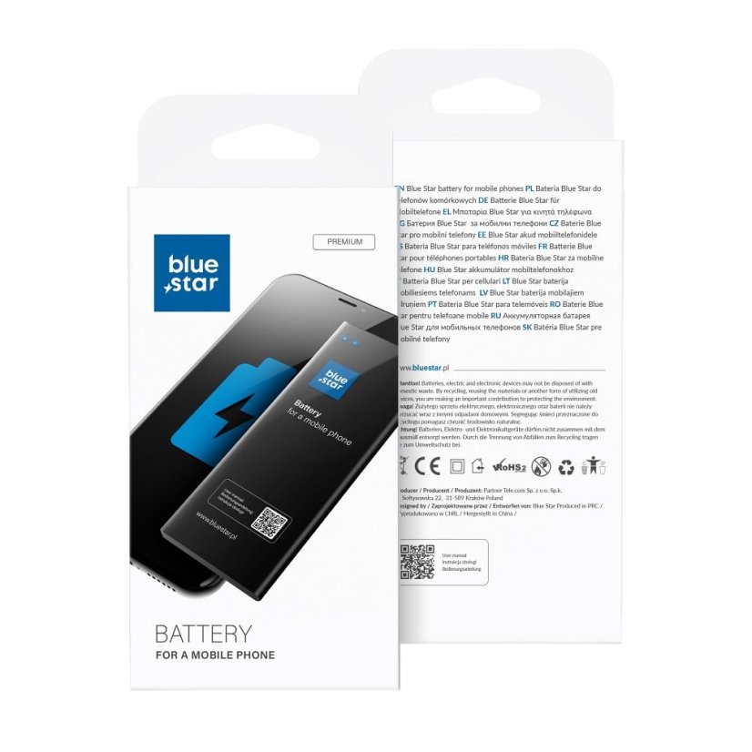 Akkumulátor Battery Samsung Galaxy S3 I9300 2300 mAh Blue Star Premium