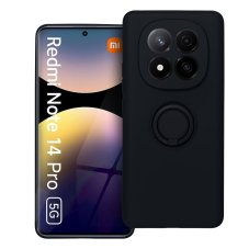 Kryt Case Xiaomi Redmi Note 14 Pro 5G Silicone Ring Black