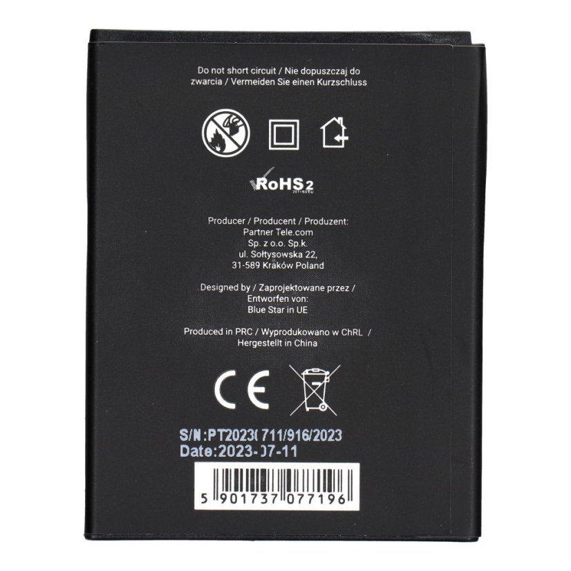 Akkumulátor Battery Samsung Galaxy S2 I9100 1800 mAh Blue Star Premium