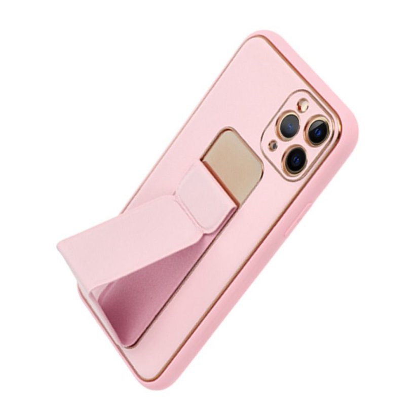 Kryt Leather Case Kickstand iPhone 11 Pink